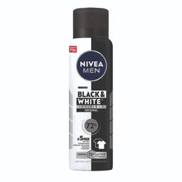 Desodorante Antitranspirante Nivea Men Black & White Invisible Original en Aerosol x 150 ml