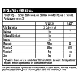 Suplemento Deportivo Creatina Senior +50 Pure Wellness x 360 g