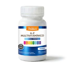Suplemento Dietario A-Z Multivitamínico Pure Wellness Hombre x 60 Cap
