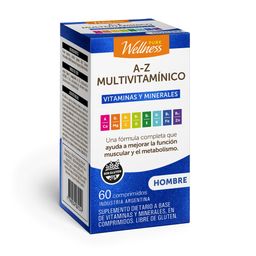 Suplemento Dietario A-Z Multivitamínico Pure Wellness Hombre x 60 Cap
