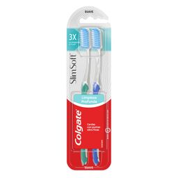 Cepillo Colgate Slimsoft Limpieza Profunda x 2 Un