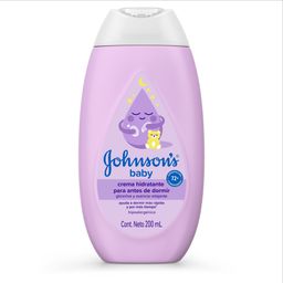 Crema Hidratante para Bebé Johnson's para Antes de Dormir x 200 ml