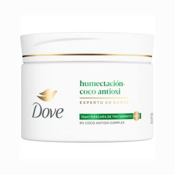 Máscara de Tratamiento Dove Humectación + Coco Antioxi x 300 g