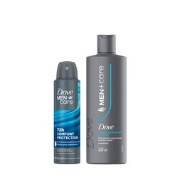 Combo Dove Men Desodorante Antitranspirante + Shampoo Protección Anticaspa