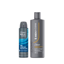 Combo Dove Men Desodorante Antitranspirante en Aerosol + Shampoo 2 en 1