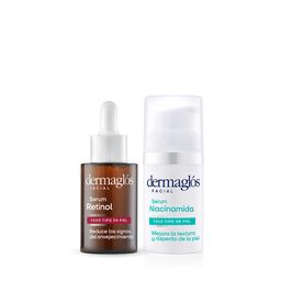 Combo Sérum Facial Dermaglós Niacinamida x 30 ml + Sérum Dermaglós Retinol x 25 ml