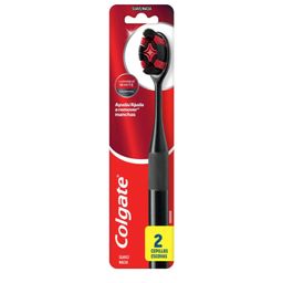 Cepillo de Dientes Colgate Luminous White Charcoal Cerdas Suaves x 2 un
