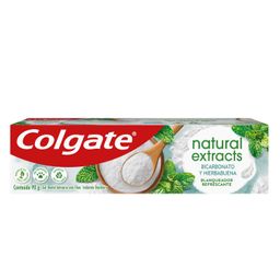 Pasta Dental Colgate Naturals Bicarbonato y Menta x 90 g
