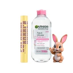 Kit Rutina de Ojos con Volumen: Colossal Bubble + Agua Micelar Todo en 1