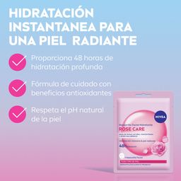 Mascarilla Facial Hidratante Nivea Rose Care