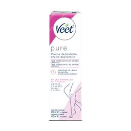 Crema Depilatoria Veet Flor de Loto Piel Normal x 100 ml