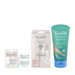 Combo Depilacion Y Cuidado: Venus Gel + Maq + Oleo Pantene