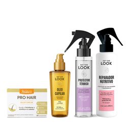Combo Capilar Get The Look Oleo + Termico + Reparador