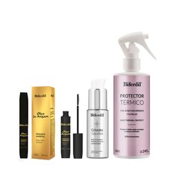 Combo Biferdil Antifrizz Termico + Hairstick + Cristales