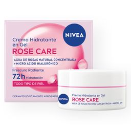 Crema Facial Hidratante en Gel Nivea Rose Care x 50 ml