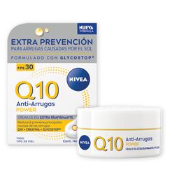 Crema Facial Antiedad de Día Nivea Q10 Power FPS 30 x 50 ml