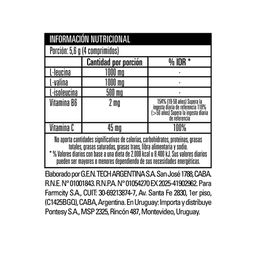 Suplemento Deportivo Pure Wellness BCAA 2:2:1 x 120 Comp