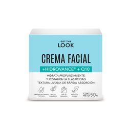 Crema Facial Get The Look Hydrovance con Q10 x 50 g