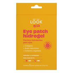 Parches para Ojos de Hidrogel Get The Look Joy Colágeno y Ácido Hialurónico x 3 un
