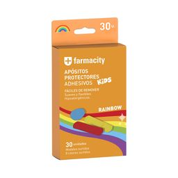 Apósitos Farmacity Plásticos Colores x 30 un