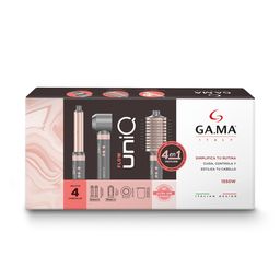 Cepillo Modelador Gama Uniq M Styler Flow con 4 Accesorios