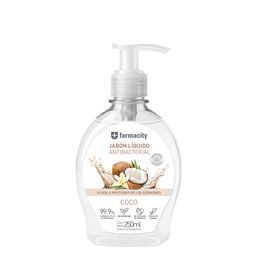 Jabón Líquido Farmacity Antibacterial Coco Botella x 250 ml