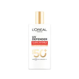 Protector Solar L'Oréal Paris UV Defender Fluido Tono Claro Fps 50+ x 40 g