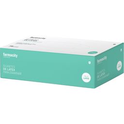 Guantes de Látex Farmacity para Examinar Talle L x 100 un
