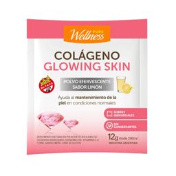 Suplemento Dietario Pure Wellness Colágeno Glowing Skin Efervecente x 15 un