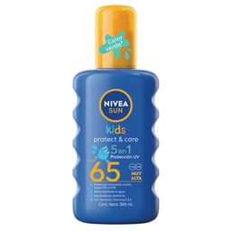 Protector Solar en Spray Nivea Sun Kids Protect & Care Fps 65 x 200 ml
