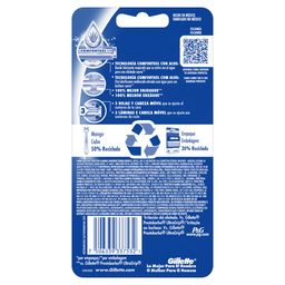 Máquina de Afeitar Gillette Prestobarba 3 Sensitive con Aloe para Piel Sensible x 4 un