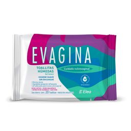 Toallitas Húmedas Íntimas Evagina x 20 un
