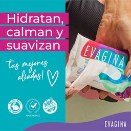 Toallitas Húmedas Íntimas Evagina x 20 un