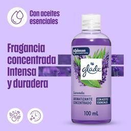 Aromatizante Concentrado Glade Lavanda x 100 ml