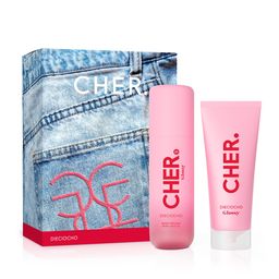 Set Body Splash Cher Dieciocho Glossy x 135 ml + Body Lotion