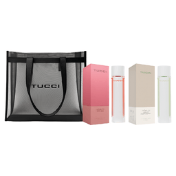 Set Tucci EDP Incanto Di Fiore x 100 ml + EDT Dolce Pistacchio x 100 ml +Tote Bag