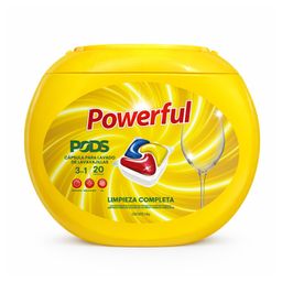 Cápsulas para Lavavajillas Powerful 3 en 1 Original x 340 g