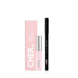 Combo Cher 18: Delineador Fibra Black + Gel de Cejas