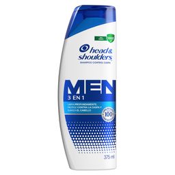 Shampoo Head & Shoulders Men 3 en 1 Control Caspa x 375 ml