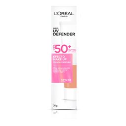 Protector Solar L'Oréal Paris Uv Defender Efecto Make Up Fps 50 Tono 2.0 x 30 g