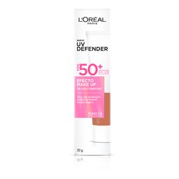 Protector Solar L'Oréal Paris Uv Defender Efecto Make Up Fps 50 Tono 3.0 x 30 g