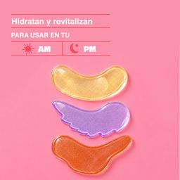 Parches para Ojos de Hidrogel Get The Look Joy Colágeno y Ácido Hialurónico x 3 un