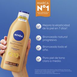 Loción Corporal Autobronceante + Reafirmante Nivea Q10 x 400 ml