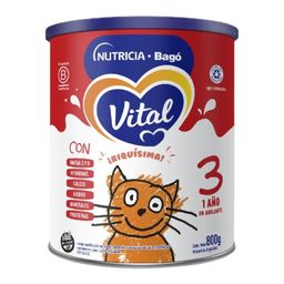 Leche Infantil Polvo Vital 3 1+ Año x 800 g