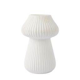 Florero de Cerámica Simplicity Deco Tipo Hongo Natural 14,5 cm