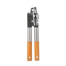 Abrelatas Simplicity Acero Inoxidable y Acacia