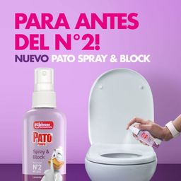 Neutralizador de Malos Olores para Baño Inodoro Pato Purific Lavanda Spray x 60 ml