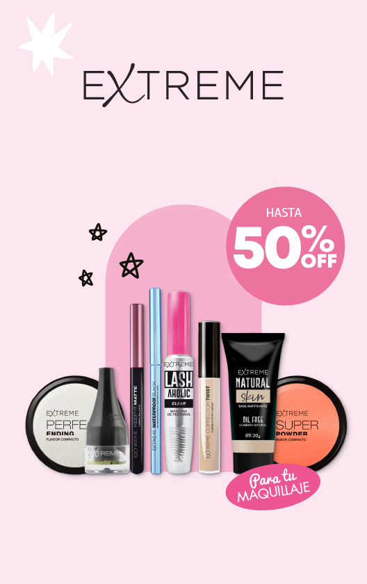 ¡Hasta 50% de ahorro en productos Extreme!