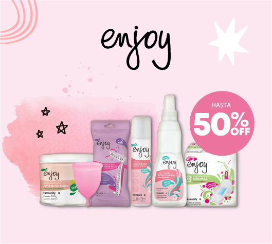 ¡Hasat 50% de ahorro en productos Enjoy!